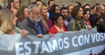 Representantes del PPN, junto a otras autoridades, muestran su apoyo hacia los agredidos