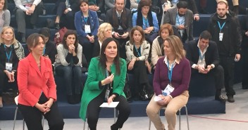 Cristina Sanz, durante su intervención en el Foro sobre la Familia