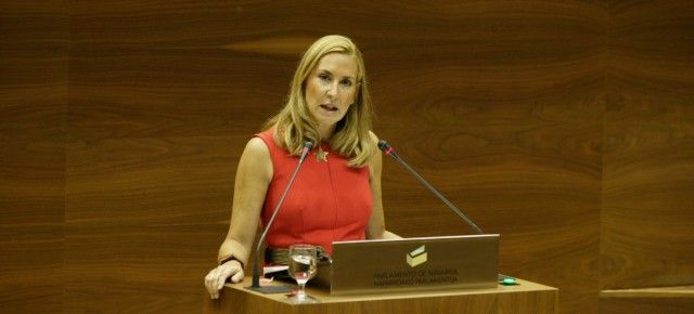 La presidenta y portavoz parlamentaria del PPN, Ana Beltrán