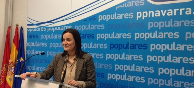 La senadora y portavoz del PPN, Cristina Sanz