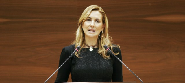 La candidata, Ana Beltrán