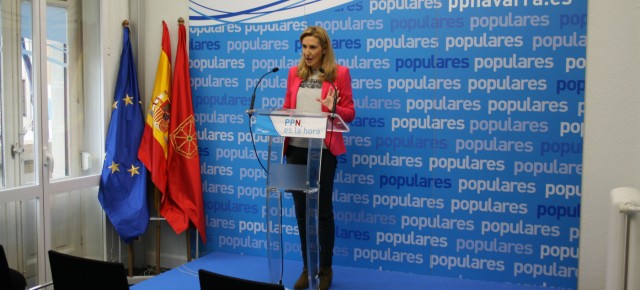 Ana Beltrán, durante la presentación de las medidas para mejorar la Administración pública