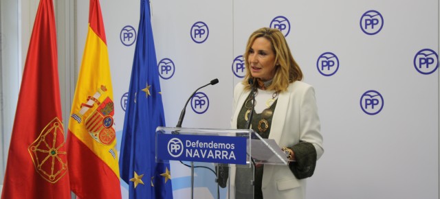 La presidenta y portavoz parlamentaria del PPN, Ana Beltrán