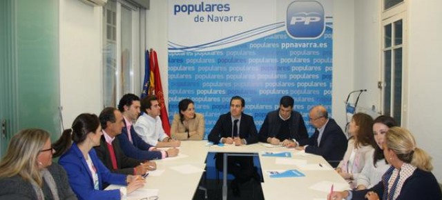 El comité de campaña del PPN, durante su primera reunión para trabajar de cara a las elecciones generales