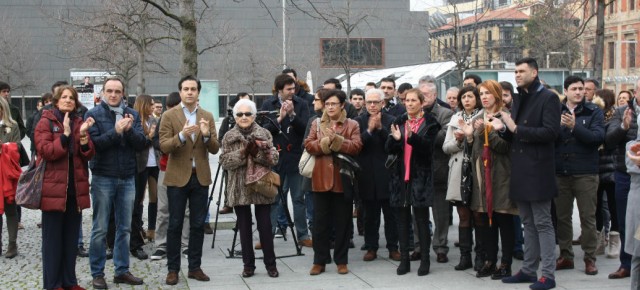 Los populares y otros cargos políticos, en el homenaje a Gregorio Ordóñez