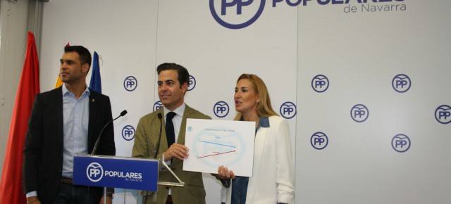 Javier García, Pablo Zalba y Ana Beltrán