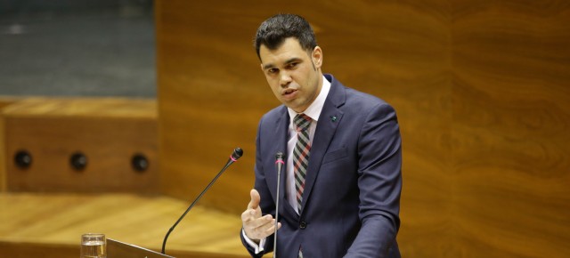 El portavoz del PPN de Desarrollo Rural en el Parlamento foral, Javier García