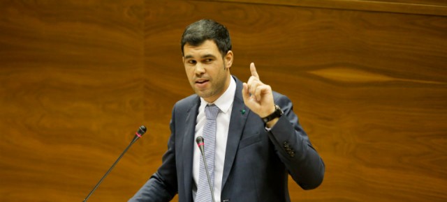 El parlamentario foral, Javier García