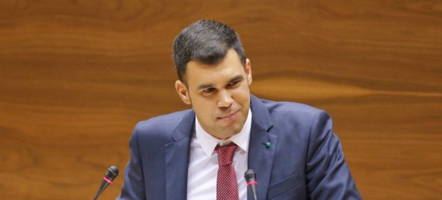 El parlamentario foral, Javier García