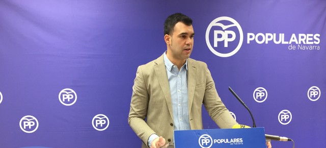 El parlamentario foral, Javier García