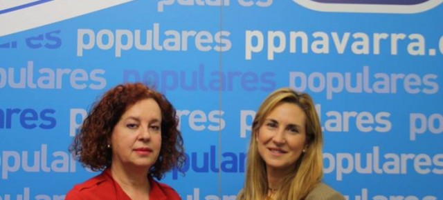 Ana Beltrán, junto a Asun Asín Castillo