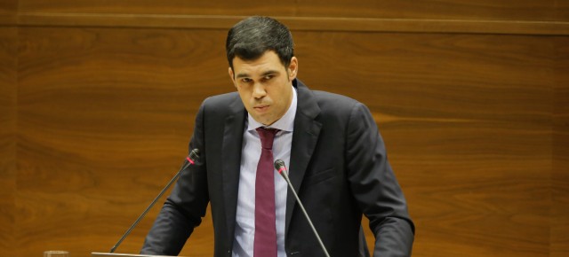 El parlamentario foral, Javier García