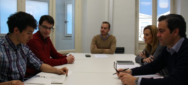 Eduardo Alonso, Iñaki Etxeberria, Javier Dorado, Ana Beltrán y Pablo Zalba