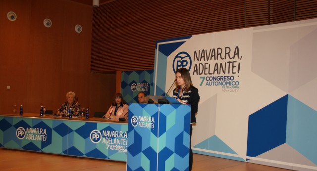 Irene Royo, presidenta del Comité Organizador del Congreso, durante su discurso